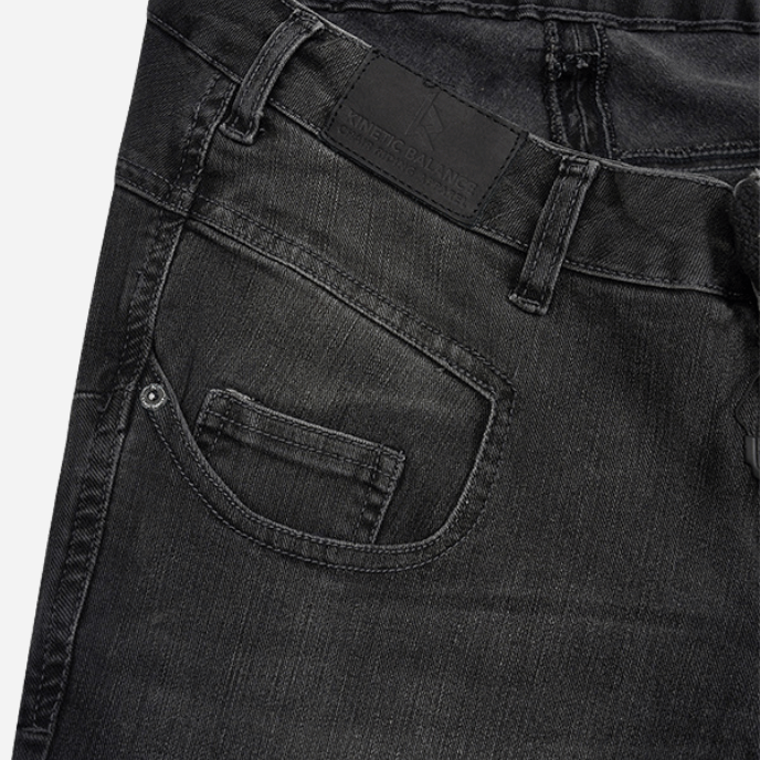 Kinetic Balance Mens Regular Fit Jeans | Magnetic Closure
