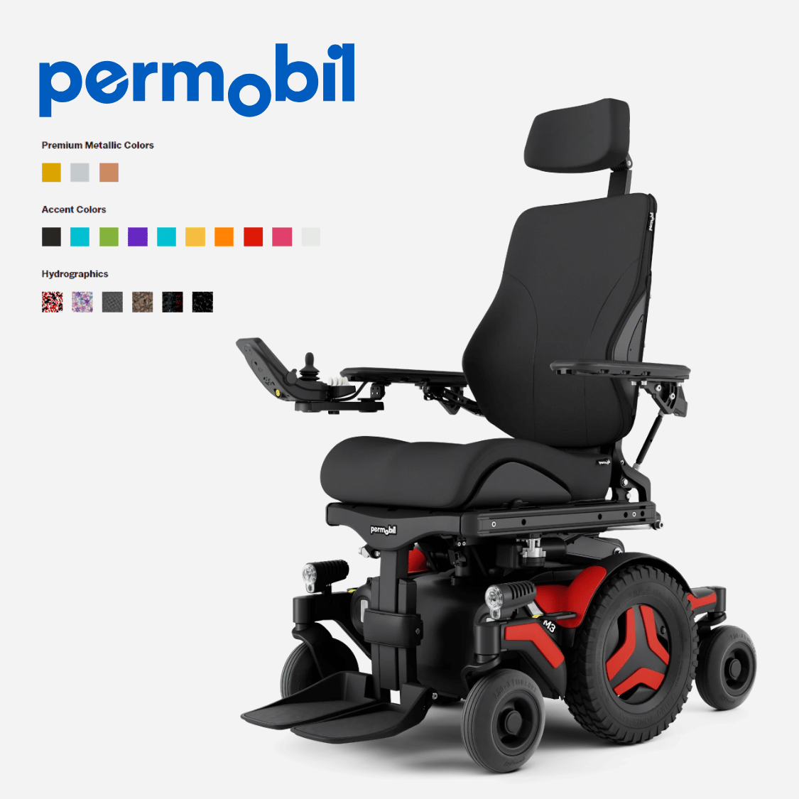 Permobil M3 / M5 Corpus Color Kit