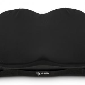 Top view image of the Axiom SP Visco Wheelchair Cushion - Gel-filled wheelchair cushion designed for pressure relief and comfort, featuring a breathable cover and adjustable air cells.