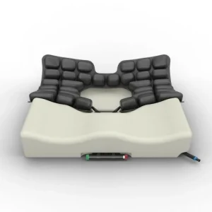 Top view Image of ROHO® Hybrid Select Wheelchair Cushion - Combines air and foam for pressure redistribution and personalized comfort, featuring removable air insert for offloading.