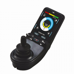 Image of the R-net Color Joystick Module - Versatile wheelchair joystick control with customizable color options, designed for intuitive operation and precise control.