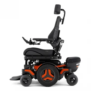 Image of the Permobil M3 Powerchair Luggage Box - Securely attaches to the back of a Permobil M3 power wheelchair, providing additional storage space for luggage or personal belongings.