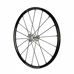 Image of the Spinergy SPOX Wheelchair Wheel - Lightweight, durable wheelchair wheel featuring a classic design with PBO spokes for efficient propulsion and smooth performance.