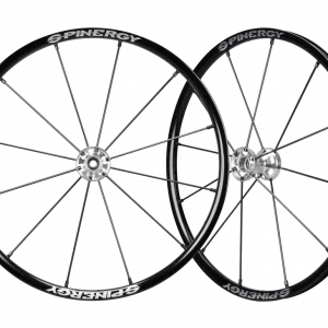 Front view of the Spinergy Lite Extreme LX Wheelchair Wheel - Lightweight, high-performance wheelchair wheel featuring a unique 12-spoke design for increased maneuverability and style.