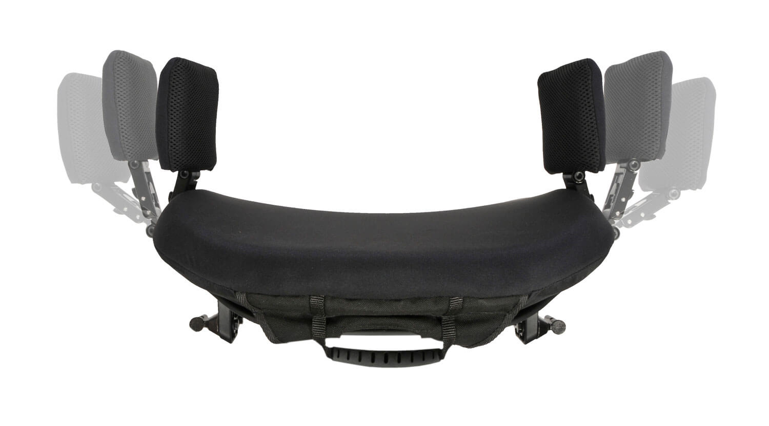 Image of the JAY Swing-Away Lateral Thoracic Support - Adjustable wheelchair seating support for improved trunk stability and posture, featuring a swing-away design for easy transfers.