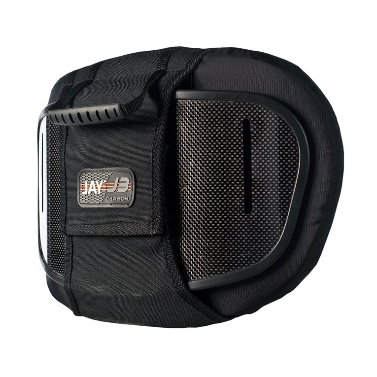 Back view image Jay J3 Carbon Fiber Backrest - Lightweight, adjustable wheelchair backrest with a carbon fiber shell for optimal support, posture, and comfort.