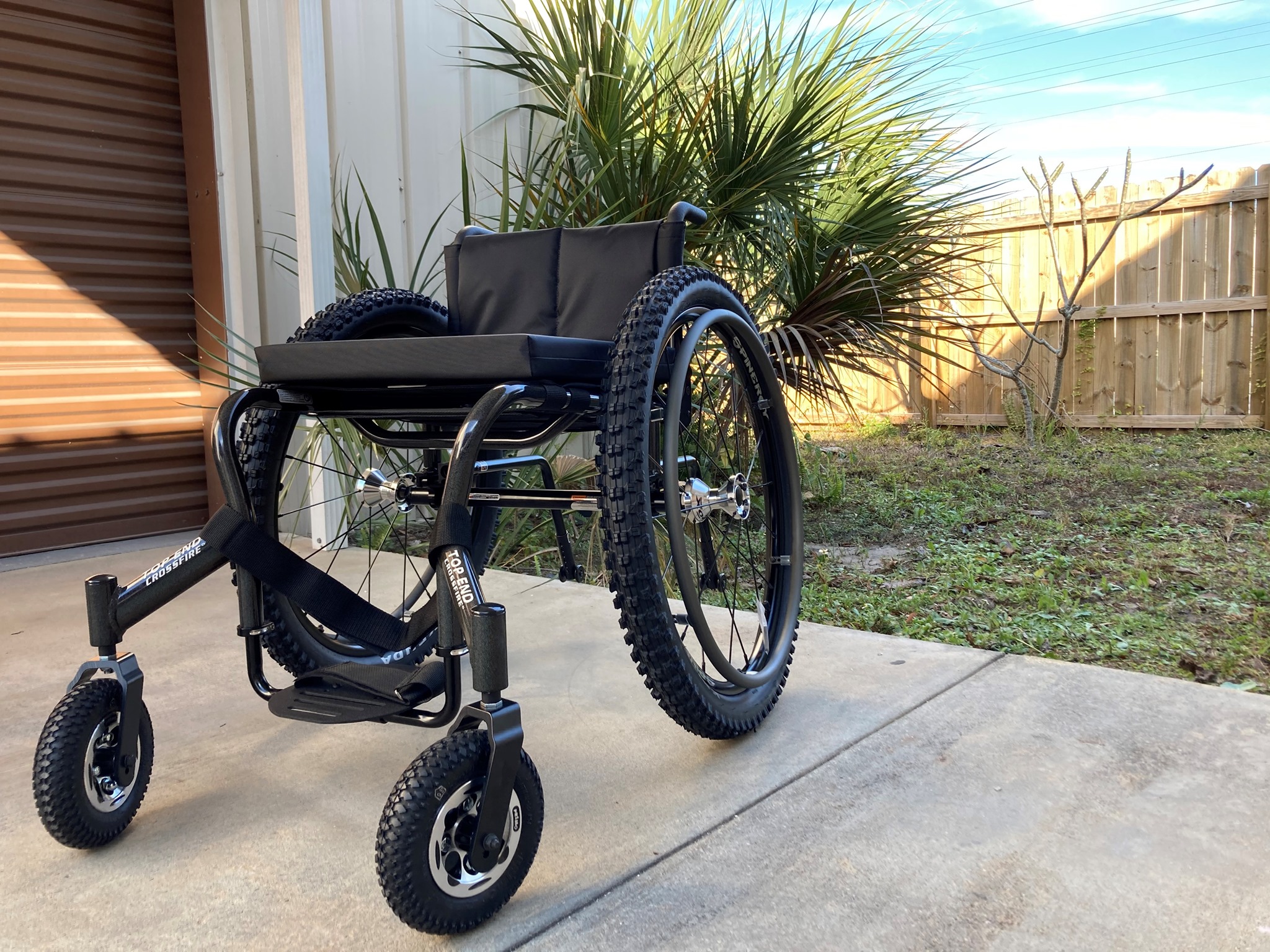 Image of the TiLite CR1 Carbon Fiber Ultra-Light Wheelchair - Lightweight, high-performance rigid wheelchair frame made from carbon fiber, designed for customizable seating and maneuverability.