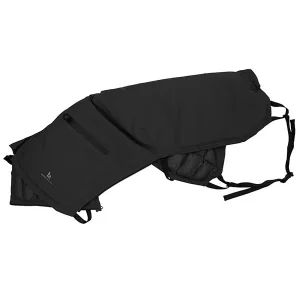 Image of the black Raindek Parka - Waterproof, insulated wheelchair cover for lower body, providing warmth and protection from the elements.