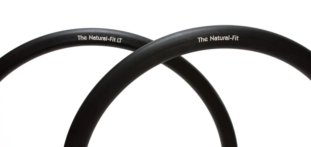 Close up of the Natural Fit Handrims - Ergonomic wheelchair handrims designed to reduce hand and wrist pain, improve grip, and enhance pushing efficiency.