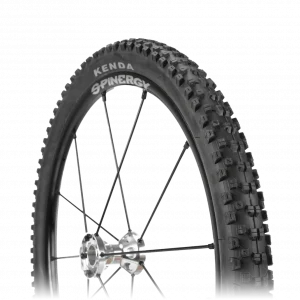 Side image of the Kenda Nevegal Tire - Knobby mountain bike tire designed for aggressive trail riding and loose terrain.