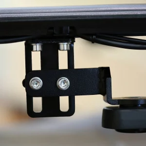 Permobil Adjustable Height Panel Bracket for wheelchair joystick mounting.